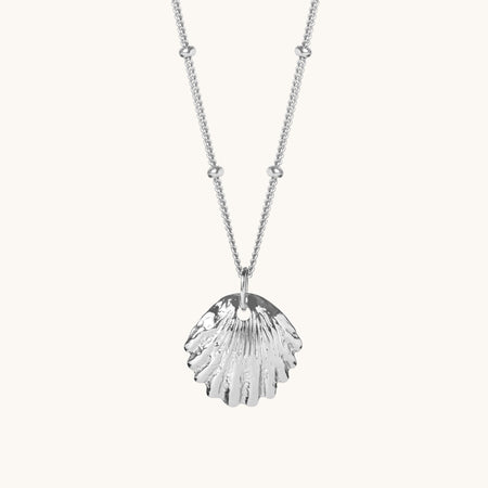 Shell Necklace Silver